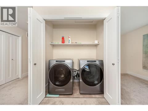 Upper floor launder at 6600 Okanagan Avenue Unit# 38, Okanagan Landing, Vernon