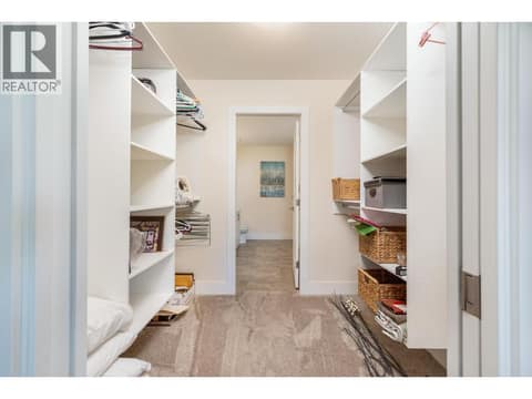 Walk through closet with plenty of room to organize at 6600 Okanagan Avenue Unit# 38, Okanagan Landing, Vernon