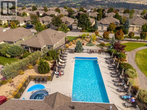 Seasonal outdoor pool and hot tub at 13155 Staccato Drive, Lake Country North West