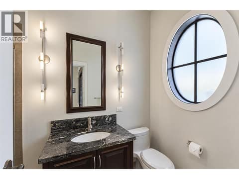 3 piece ensuite off 4th bed on main at 3673 Green Bay Landing, Lakeview Heights, West Kelowna