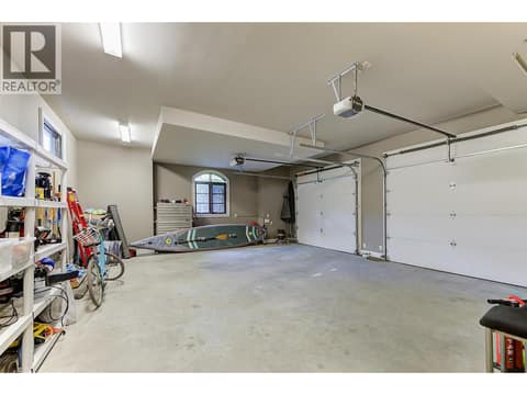 Extra large double garage at 3673 Green Bay Landing, Lakeview Heights, West Kelowna