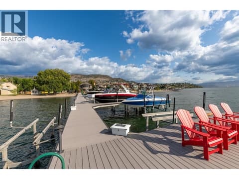Large end deep water boat slip (dock being rebuilt and designed) at 3673 Green Bay Landing, Lakeview Heights, West Kelowna