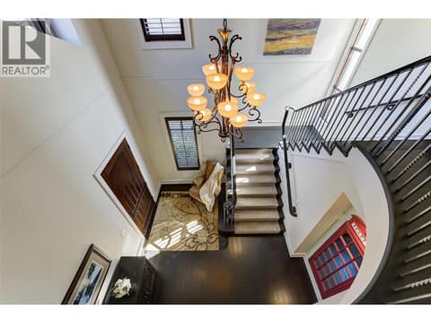 View over the foyer at 3673 Green Bay Landing, Lakeview Heights, West Kelowna