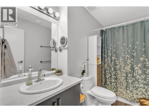 Downstairs bathroom at 3819 Glen Canyon Drive, Westbank Centre, West Kelowna