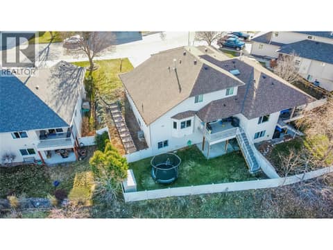 Fully fenced yard at 3819 Glen Canyon Drive, Westbank Centre, West Kelowna