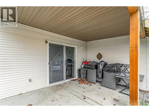 Lower covered Patio at 3819 Glen Canyon Drive, Westbank Centre, West Kelowna
