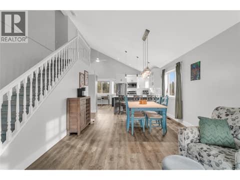 Open Concept floor plan with vaulted ceilings at 3819 Glen Canyon Drive, Westbank Centre, West Kelowna