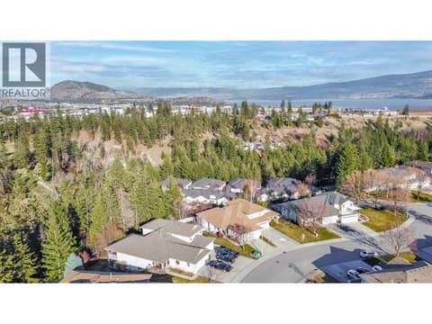 Quiet crescent street at 3819 Glen Canyon Drive, Westbank Centre, West Kelowna
