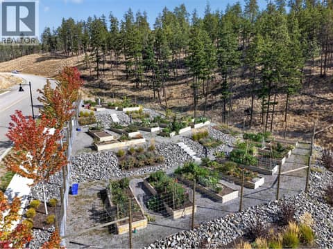 Community garden beds at 3555 Boxwood Road, McKinley Landing, Kelowna