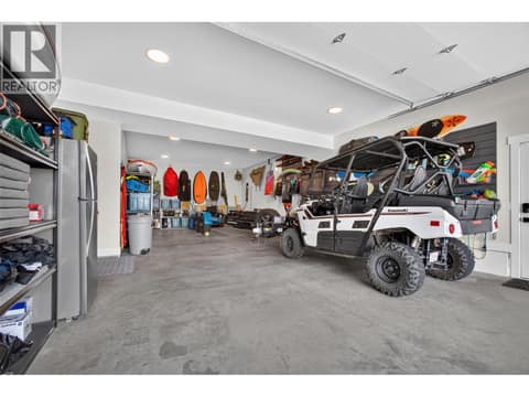 Oversized double tandem garage at 3555 Boxwood Road, McKinley Landing, Kelowna