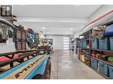 Plenty of storage space for all of your Okanagan activities at 3555 Boxwood Road, McKinley Landing, Kelowna