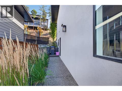 Suite entrance on the left side of the home at 3555 Boxwood Road, McKinley Landing, Kelowna