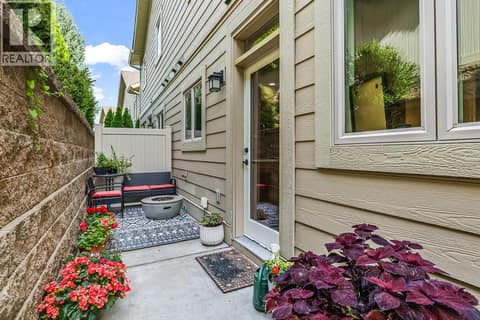 Back patio with privacy. at 2283 Shannon Heights Court Unit# 6, Shannon Lake, West Kelowna