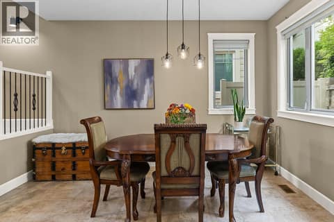 Dining Room, that big table you love WILL fit here! at 2283 Shannon Heights Court Unit# 6, Shannon Lake, West Kelowna