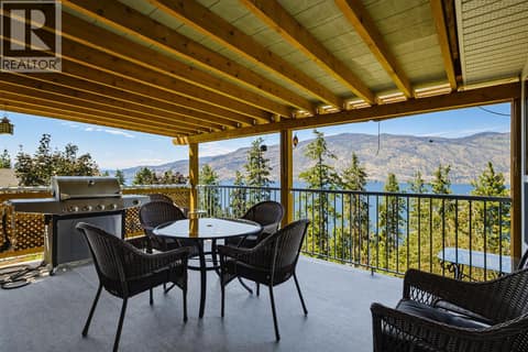 Covered deck for year round enjoyment in the Okanagan's mild shoulder seasons. at 2620 Arthur Road, McKinley Landing, Kelowna