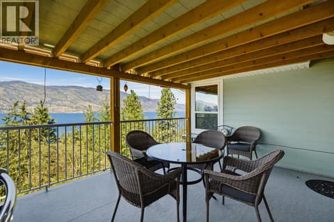 Dine outside with an unbeatable view. at 2620 Arthur Road, McKinley Landing, Kelowna