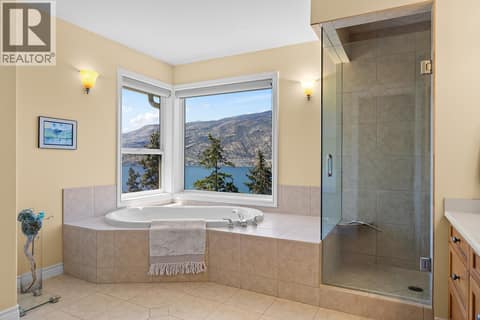 Gorgeous views or a roomy shower for the quick rinses. at 2620 Arthur Road, McKinley Landing, Kelowna