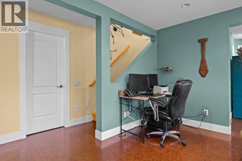 Lower level office and door leads to mechanical room. at 2620 Arthur Road, McKinley Landing, Kelowna