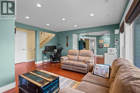 Rec room extraordinaire. Earthy green keeps you grounded, easily brightened with paint. at 2620 Arthur Road, McKinley Landing, Kelowna