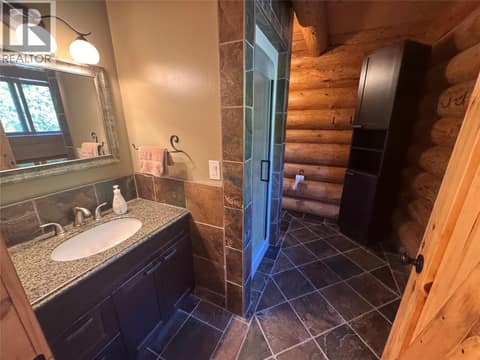 Bathroom at 2716 Big Bend Highway Road, West & North Highway 1, Golden