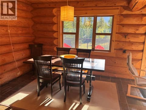 Dining Room at 2716 Big Bend Highway Road, West & North Highway 1, Golden