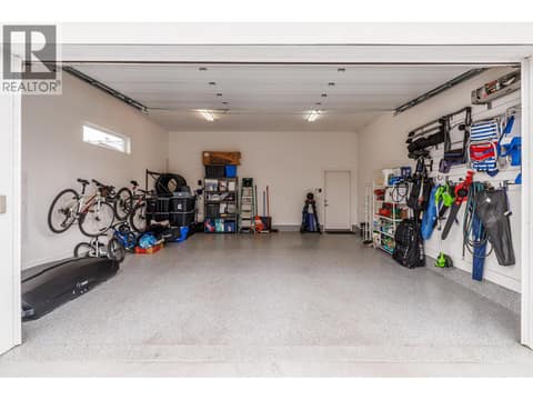 Epoxy Two Car Garage Floor at 488 Morrison Avenue, Kelowna South