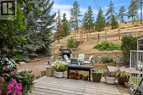 BACK PATIO at 3490 Paynter Road, Westbank Centre, West Kelowna