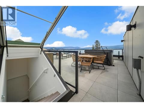 Access to the roof top patio at 2100 Campbell Place Unit# 154, Lakeview Heights, West Kelowna