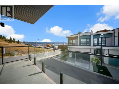Deck from the main level - lake, bridge and city views! at 2100 Campbell Place Unit# 154, Lakeview Heights, West Kelowna
