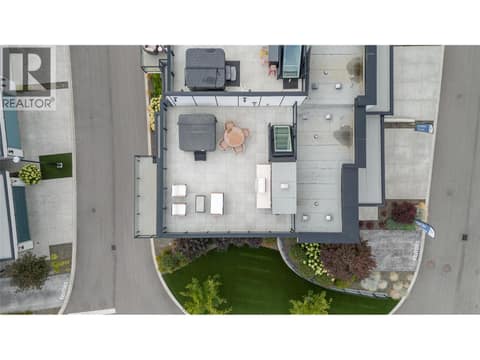 Rooftop Terrace with hot tub and built in BBQ at 2100 Campbell Place Unit# 154, Lakeview Heights, West Kelowna