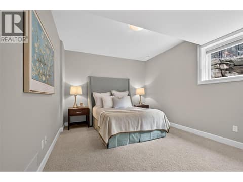 Fifth bedroom on the lower level at 1996 Twin Ridge Court, Wilden, Kelowna