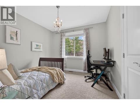 Fourth bedroom on the upper level at 1996 Twin Ridge Court, Wilden, Kelowna