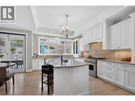 Gourmet chef's kitchen with high end appliances at 1996 Twin Ridge Court, Wilden, Kelowna