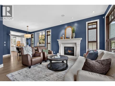 Living/great room at 1996 Twin Ridge Court, Wilden, Kelowna