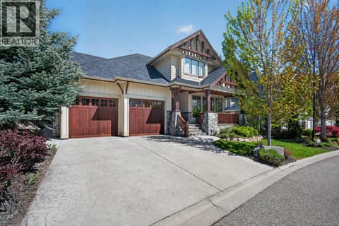 Oversized double door with tandem style parking on the far left side at 1996 Twin Ridge Court, Wilden, Kelowna
