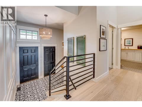 Entry in back door at 6933 Manning Place Unit# 1, Foothills, Vernon