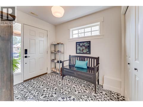 Foyer on lower level at 6933 Manning Place Unit# 1, Foothills, Vernon