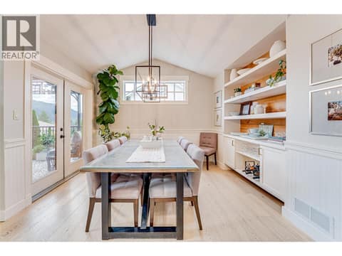 Gorgeous dining space at 6933 Manning Place Unit# 1, Foothills, Vernon