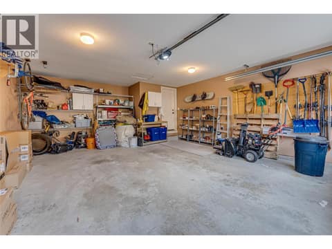 Two car garage at 6933 Manning Place Unit# 1, Foothills, Vernon