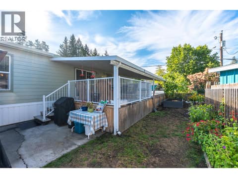 Deck/garden. at 8712 Steuart Street Unit# 54, Summerland Rural