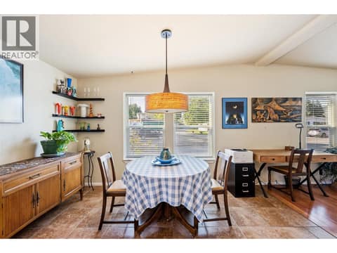 Dining. at 8712 Steuart Street Unit# 54, Summerland Rural