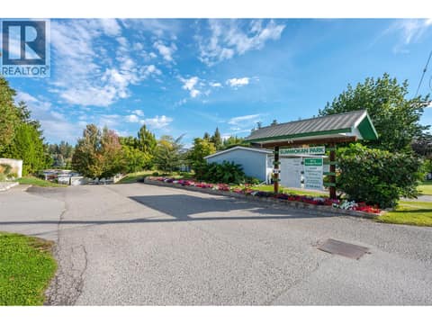 Entrance to the park. at 8712 Steuart Street Unit# 54, Summerland Rural