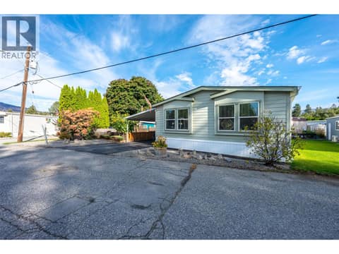 Front of home. at 8712 Steuart Street Unit# 54, Summerland Rural