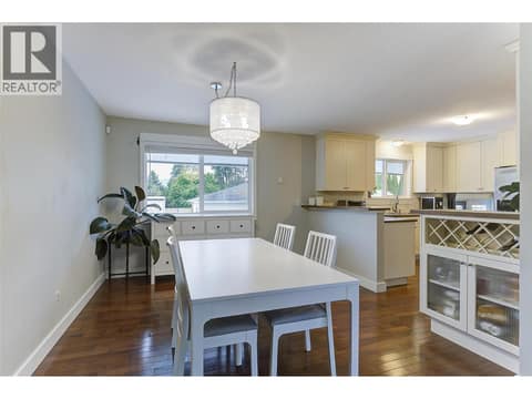 Dining Room off of Kitchen at 1859-1861 Mountain Avenue, Glenmore, Kelowna