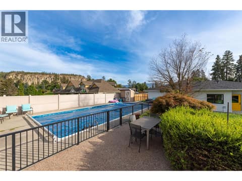 Pool is separately fully fenced at 1859-1861 Mountain Avenue, Glenmore, Kelowna