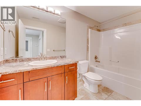 Main Bathroom at 3804 32 Avenue Unit# 3, City of Vernon