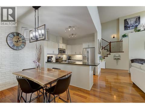 Dining - Kitchen area at 2142 Vasile Road Unit# #409, Springfield/Spall, Kelowna