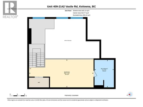 Lofted mezzanine 2nd floor plan at 2142 Vasile Road Unit# #409, Springfield/Spall, Kelowna