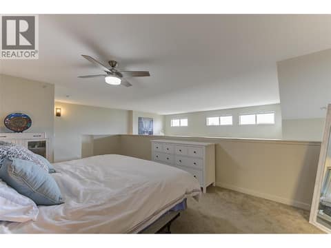 Mezzanine 2nd Primary bedroom or family room area at 2142 Vasile Road Unit# #409, Springfield/Spall, Kelowna