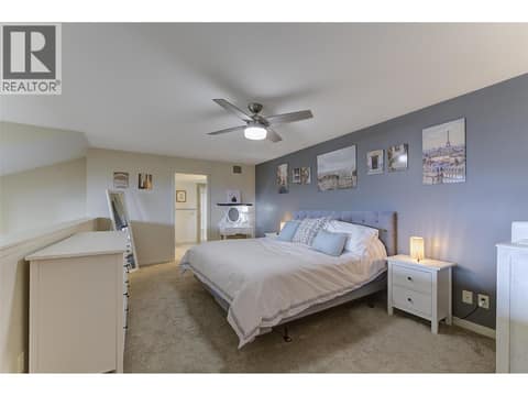 Spacious lofted 2nd primary bedroom up at 2142 Vasile Road Unit# #409, Springfield/Spall, Kelowna